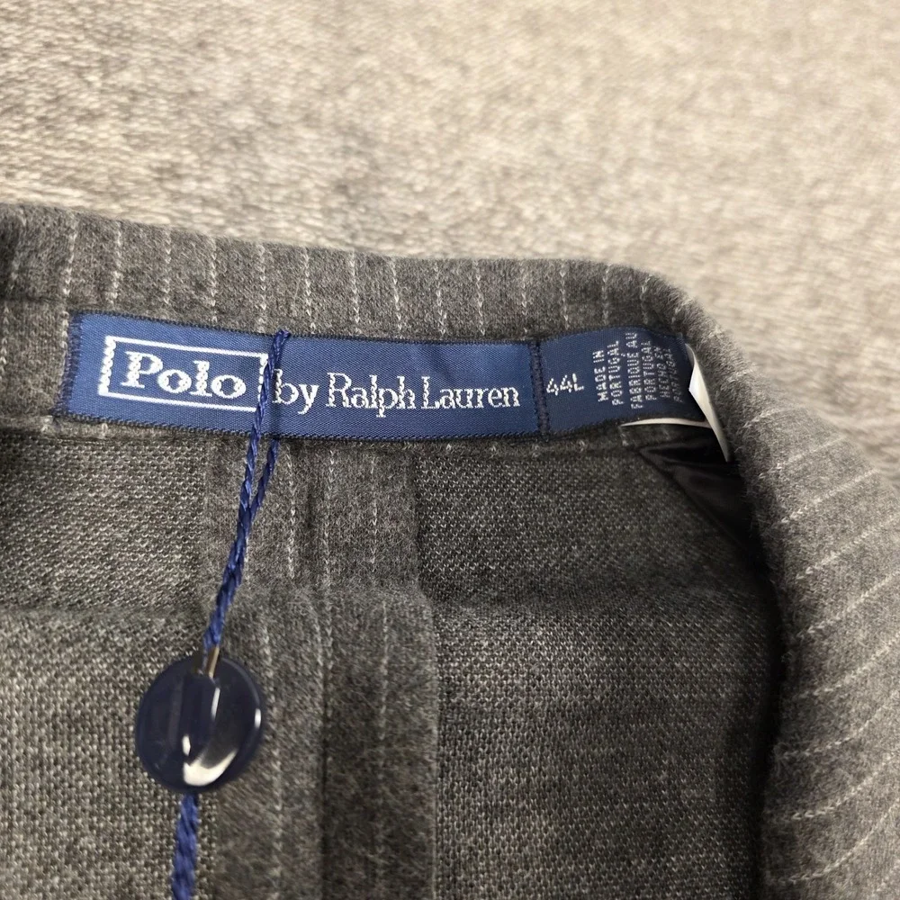 Polo Ralph Lauren Kent Soft Pinstripe Knit Suit Jacket Men‎ 44L $800